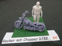 Spur 1, Rennbahn, 1/32, Rocker mit Chopper Harley-Davidson Baden-Württemberg - Oberkochen Vorschau