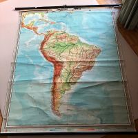 Vintage Landkarte Südamerika 180x165cm, Schullandkarte Köln - Mülheim Vorschau