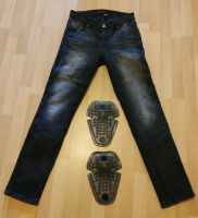 Trendige Herren Motorrad Jeans Aramid 34/34 Schwarz +Protektoren Hessen - Gießen Vorschau