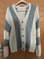Strickjacke grau- weiß Sachsen - Eilenburg Vorschau