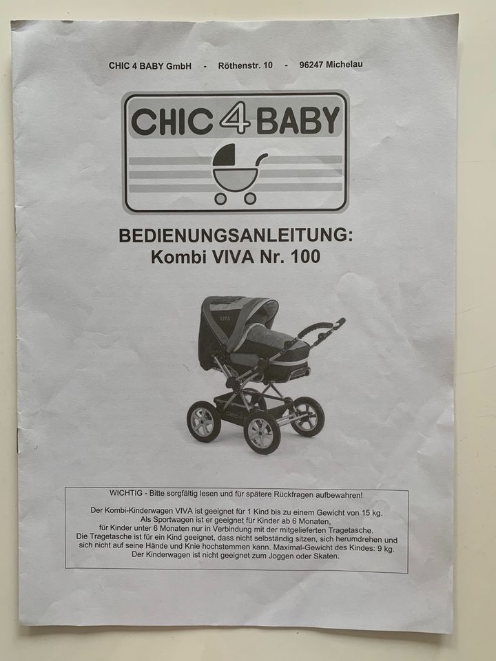 Kombi-Kinderwagen Chic 4 Baby in Hamburg