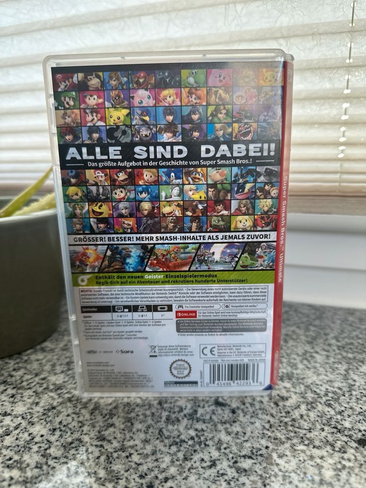 Super Smash Bros Nintendo Switch Spiel in Goslar