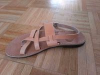 NAGELNEUE Echtleder Sandalen 38 Leder Handmade aus Griechenland Baden-Württemberg - Marbach am Neckar Vorschau