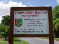 Kommunales Bauland in 19348 Berge Brandenburg - Berge (bei Perleberg) Vorschau