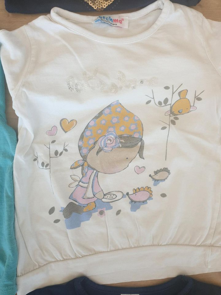 Langarmshirt 98 next Maus h&m Minnie Herz Pailletten Krone Spirit in Hohenstein