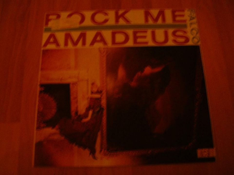 Vinyl Maxi Falco Rock Me Amadeus 1985  Label GiG Records 6.20416 in Hannover