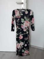 Gr.34/XS schwarzes Midikleid, Rosen, Club L Dortmund - Hörde Vorschau