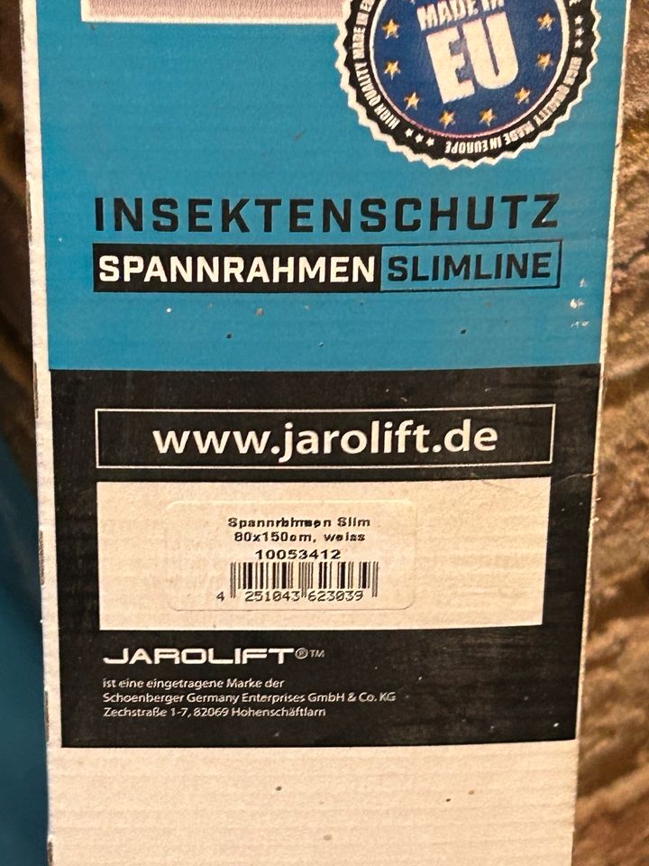 JAROLIFT Insektenschutz-Spannrahmen SlimLine für Fenster | 80x150 in Burgstädt