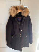 Original schwarze Woolrich Mantel Jacke Größe S Damen Friedrichshain-Kreuzberg - Friedrichshain Vorschau