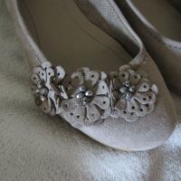 Ara Ballerinas Wildleder beige Blumen Gr.40 Saarland - Überherrn Vorschau