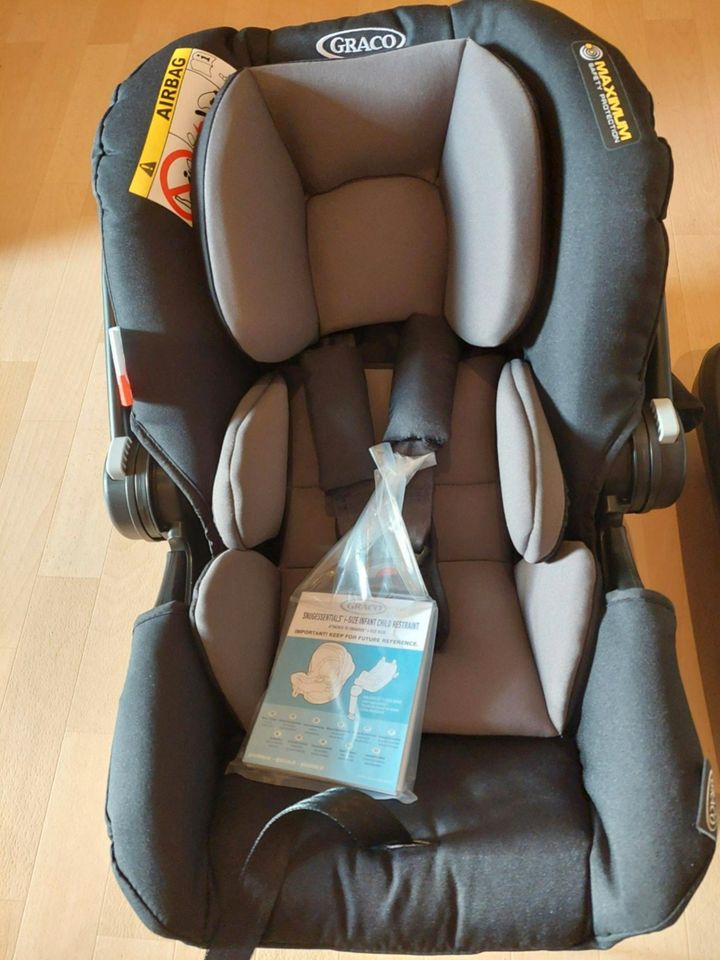 Babyschale mit ISOFIX Basis-Station Graco Neu Unbenutzt in Weinböhla