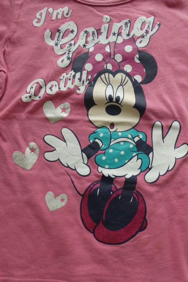 Shirt Gr.128 134 LA-Shirt Minnie Mouse in Altleiningen