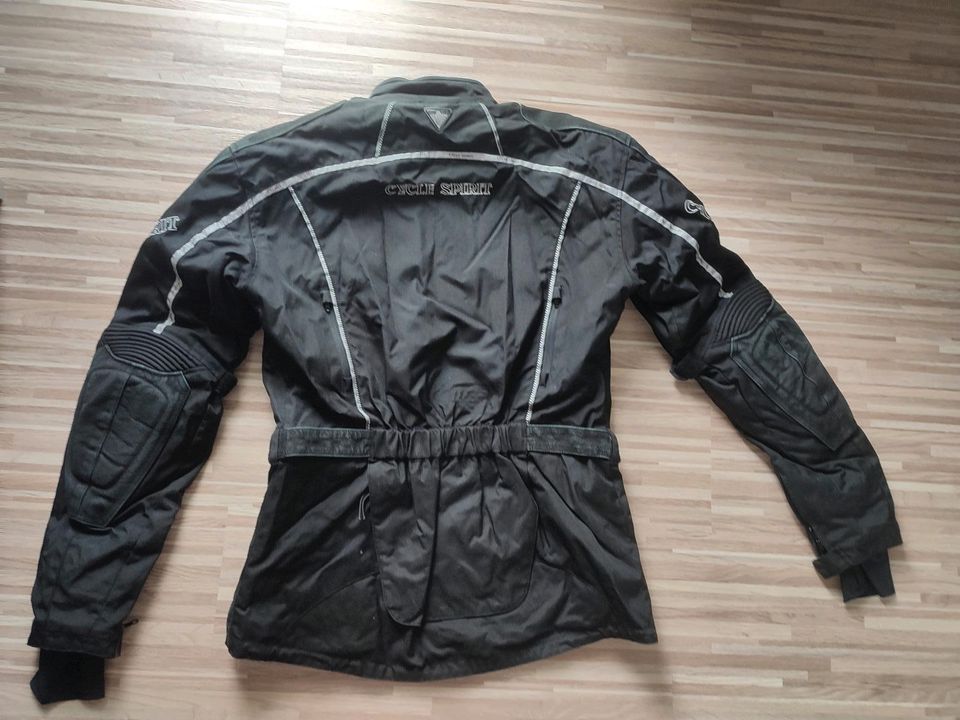 Motorradjacke Cycle Spirit, lang, Gr. 106, schwarz, Top Zustand in Gelsenkirchen