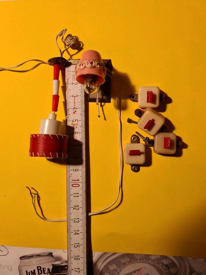 Puppenhaus Lampen Wandlampe, Deckenlampe und 4 Schalter in Neumünster
