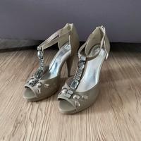 Graue H&M High Heel Sandalen Niedersachsen - Ankum Vorschau