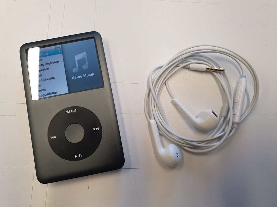 iPod Classic, 6. Gen, 120 GB, A1238, schwarz, Zustand sehr gut in Fredersdorf-Vogelsdorf