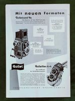 Rollei Rolleiflex Rolleicord Reklame 1957 Niedersachsen - Velpke Vorschau
