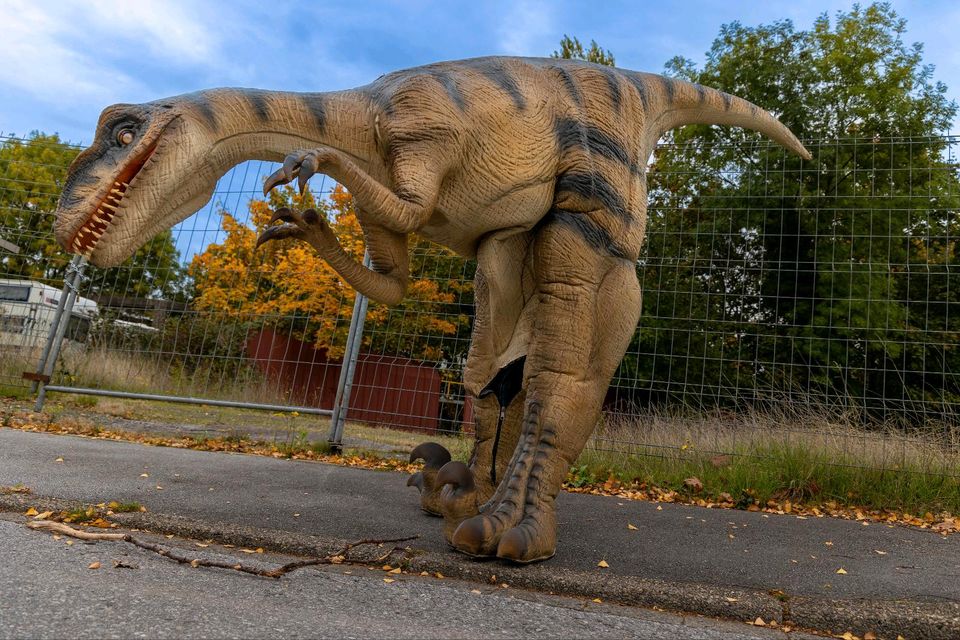 Jurassic Park, Jurassic World, Dino Kostüm, Walking Act,Promotion in Dortmund