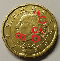 20 Euro Cent Münze Fehlprägung!!! 2012 Belgien Brandenburg - Zossen Vorschau