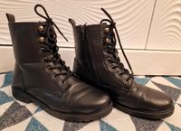 Echtleder Stiefel Größe 37 schwarz Schuhe Damen Mädchen Wandsbek - Hamburg Tonndorf Vorschau