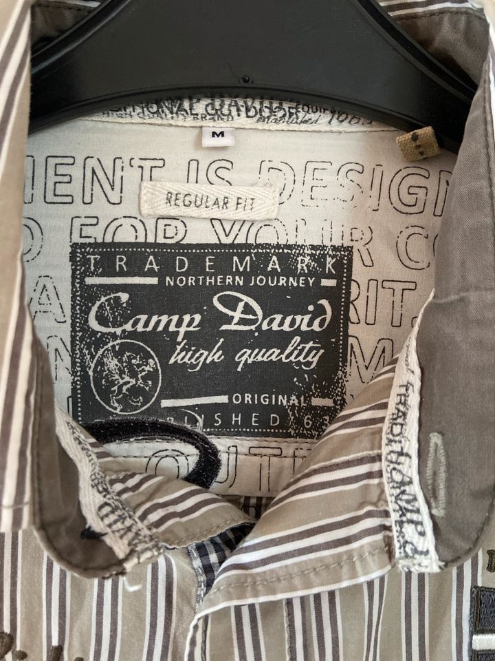 Camp David Hemd Oberhemd regular fit Gr M neu in Wendisch Evern