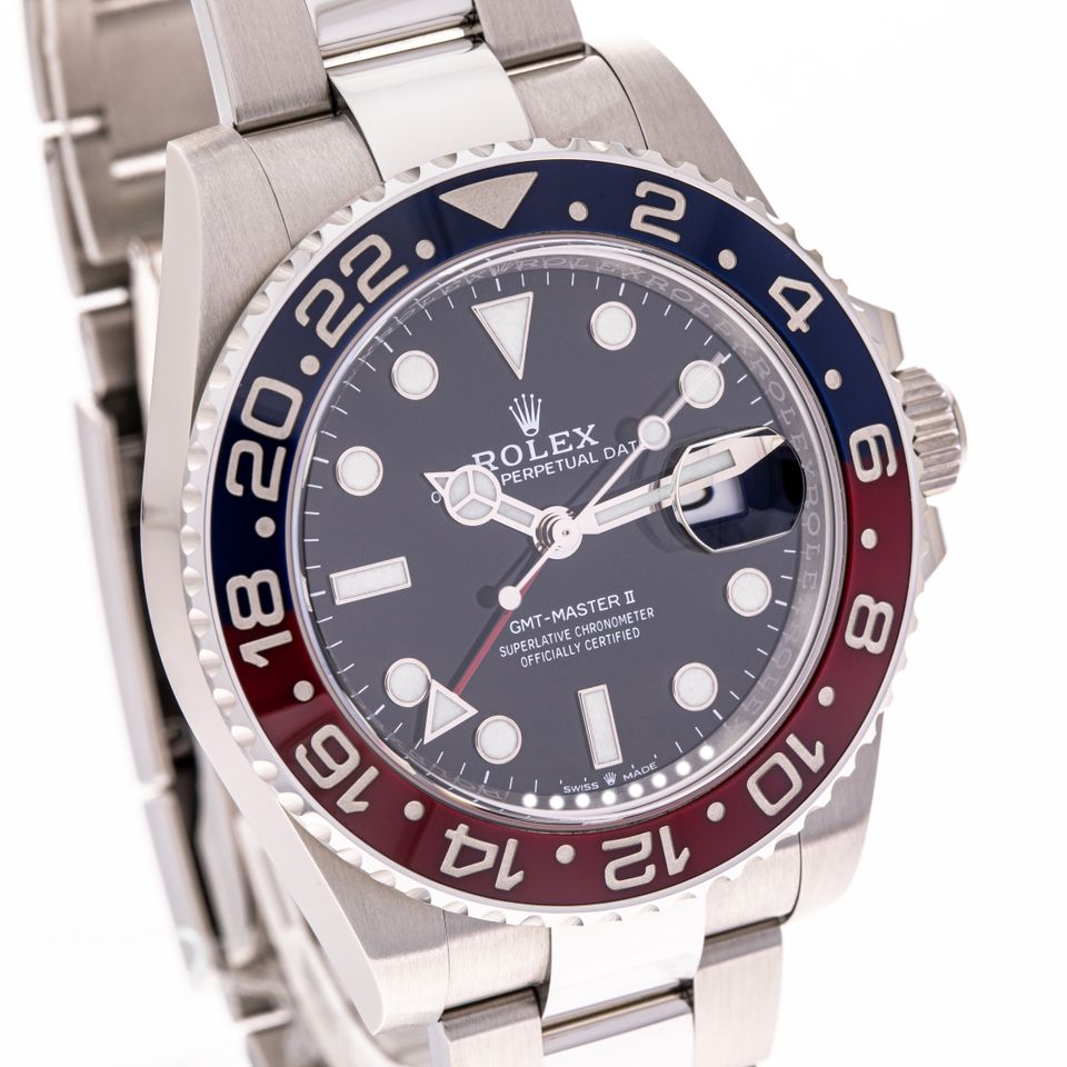 Rolex GMT-Master II Pepsi Oyster Stahl 126710BLRO NEU 2022 Full S in Hannover