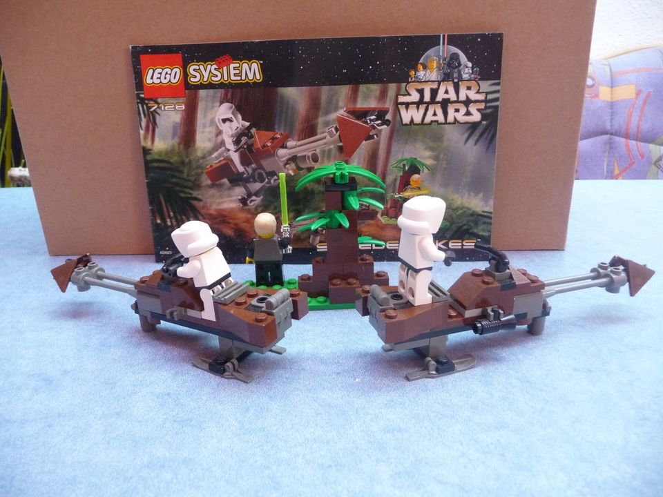 Lego Star Wars 7128 Speeder Bikes  mit BA!! in Witzeeze