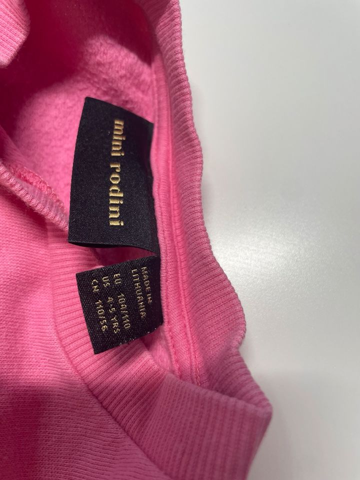 Edelweiss Mini Rodini Sweatshirt Rosa Gr. 110 in Berlin