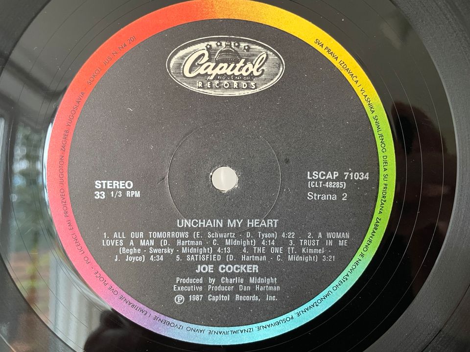 Joe Cocker - Unchain My Heart LP Vinyl Schallplatte in Hamburg