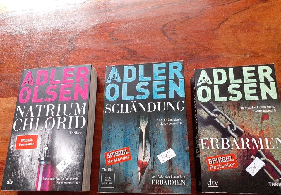 Jussi Adler Olsen   Thriller  Angebots-Paket  10€ in Tülau