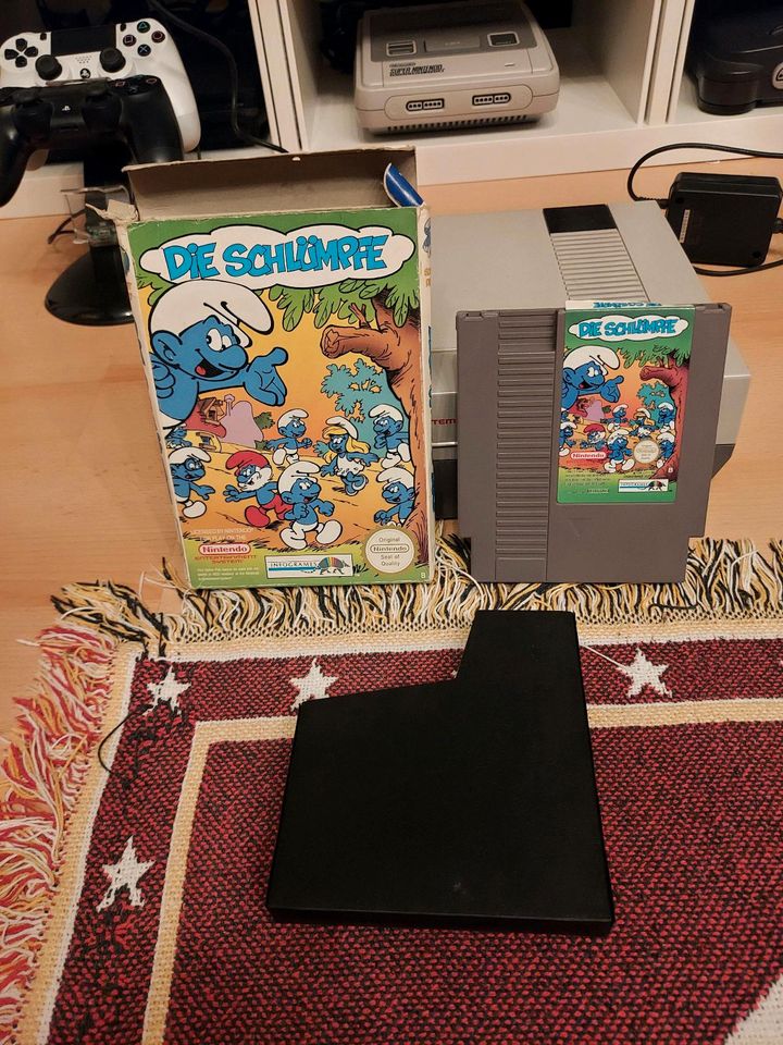 Die Schlümpfe NES Nintendo Entertainment System Spiel Smurfs in Mutterstadt