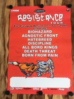 Resistance Tour 2002,  Agnostic Front, Hatebreed, Biohazard,  HC Bielefeld - Brackwede Vorschau