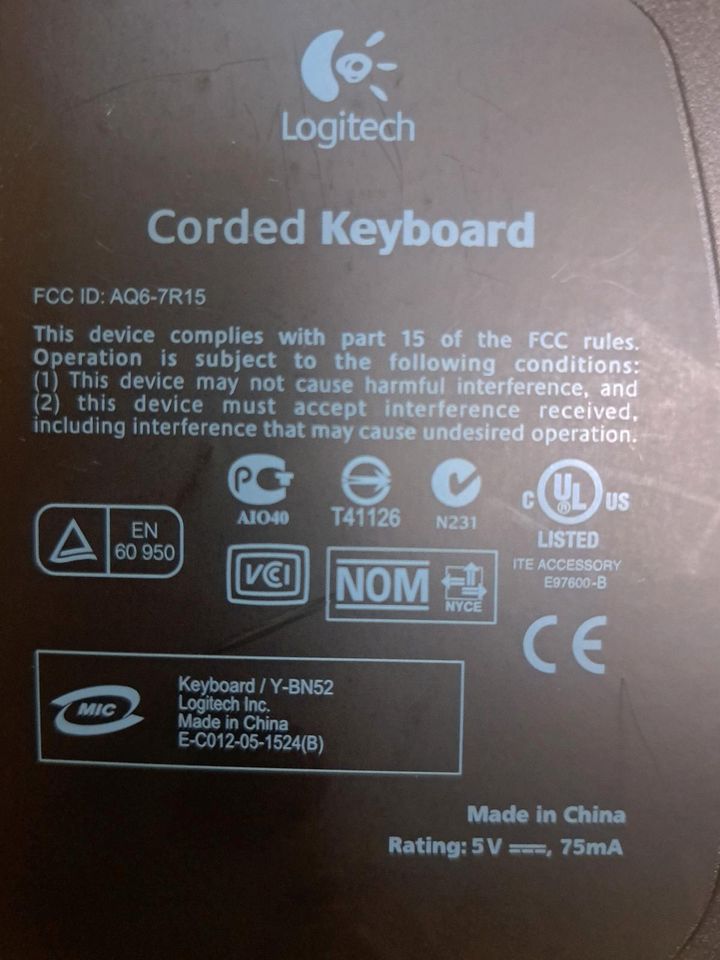 Logitech Tastatur Keyboard in Dresden