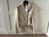 Jacke Lederjacke Kunstleder beige von Mango Gr. XS Neu! Nordrhein-Westfalen - Ratingen Vorschau