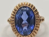 Antiker russischer 583 Gold Blautopas Ring 14k (585) Vintage Niedersachsen - Reinstorf Vorschau