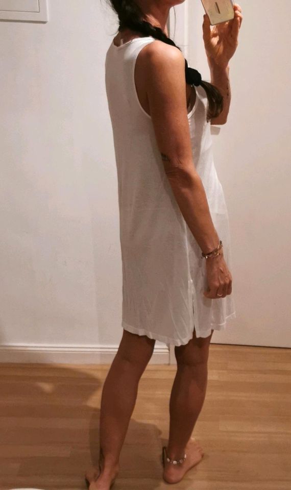 Body flirt Kleid Kleidchen gr. S 36 weiß longtop longshirt shirt in Hamburg
