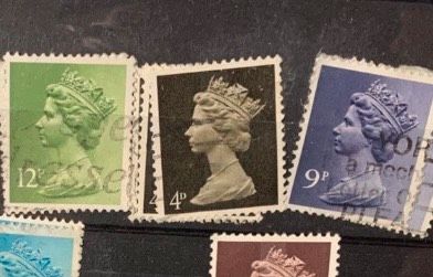 Briefmarke Queen Elisabeth 4D in Rheine