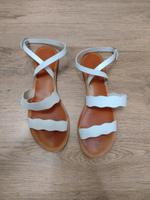 Schnürsandalen Riemchen Riemen Nine West 42 43 weiß Damen Neustadt - Buntentor Vorschau
