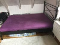 Metallbett Bett Bettgestell Metall mit Matratze Lattenrost Topper Bayern - Bergheim Vorschau