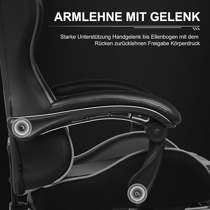 Gaming Stuhl Massage Gaming Stuhl Ergonomische Fußstütze Gaming S in Berlin