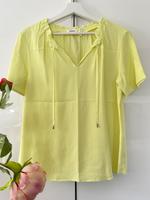 S.Oliver Bluse kurzarm Gr.36/38  gelb NP50€ trendig☀️ Bayern - Niederwerrn Vorschau