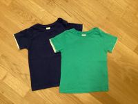 Zwei basics T-Shirts Zara baby Gr. 86 blau / grün Baden-Württemberg - Eningen Vorschau