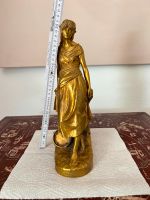 Vergoldete weibliche Skulptur des Bildhauers Otto Riesch Hessen - Geisenheim Vorschau
