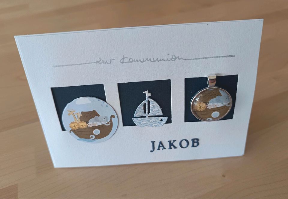 Karte Kommunion personalisiert inkl. Geschenk in Verl