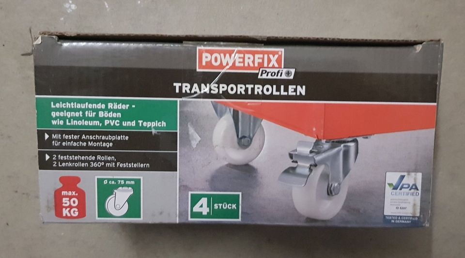 Transportrollen Powerfix, 4 Stück, 50Kg in Neustrelitz