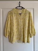 Opus Bluse gelb beige Halbarm Gr. 40 Brandenburg - Am Mellensee Vorschau
