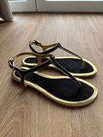 Lauren Ralph Lauren Sandalen Gr. 8,5 B / 40 schwarz gold Rheinland-Pfalz - Bad Kreuznach Vorschau