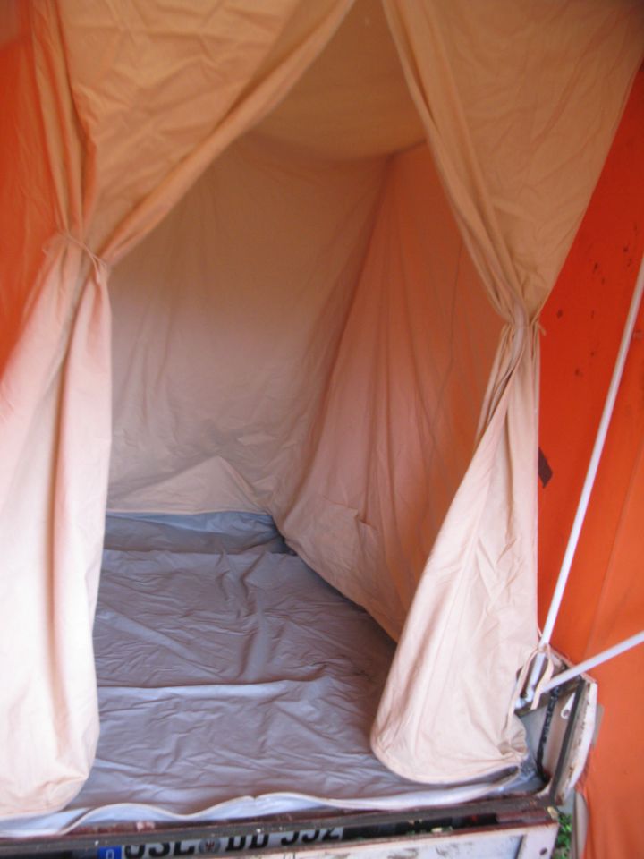 Rhön Universal Last Zelt Anhänger DDR Camper in Vetschau