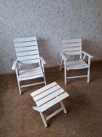 Vier Gartenstühle aus Holz zu verkaufen. Niedersachsen - Wallenhorst Vorschau