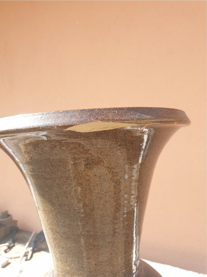 Standvase 50cm, Keramik Vintage in Luckau